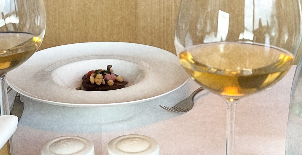 Orangewine Upupa von Weingut Abraham, Südtirol im Glas